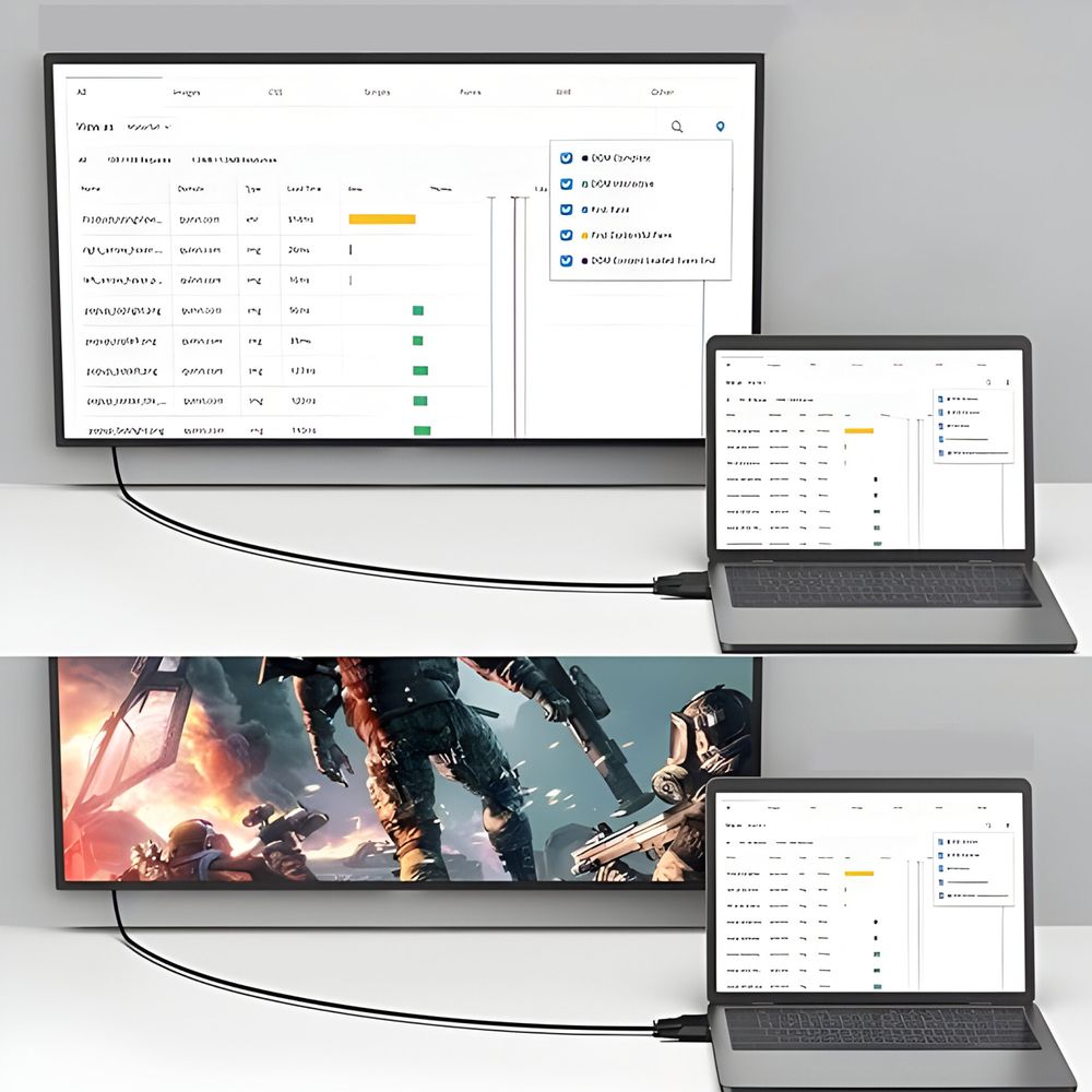 Full HD DVI zu VGA Kabel Monitorkabel Videokabel mit vergoldeten Anschlüssen Auflösung bis 1080p 140cm für Monitore PCs Notebooks Fernseher LCD Retoo
