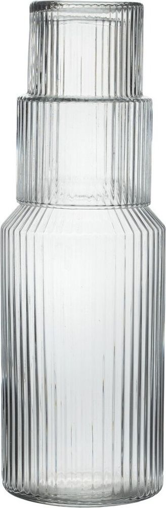 Hermia Concept, MRT-R-1030-Çizgi, Flaschen, Flasche, Mehrfarbig, Glas, 10 x 10 x 26 cm
