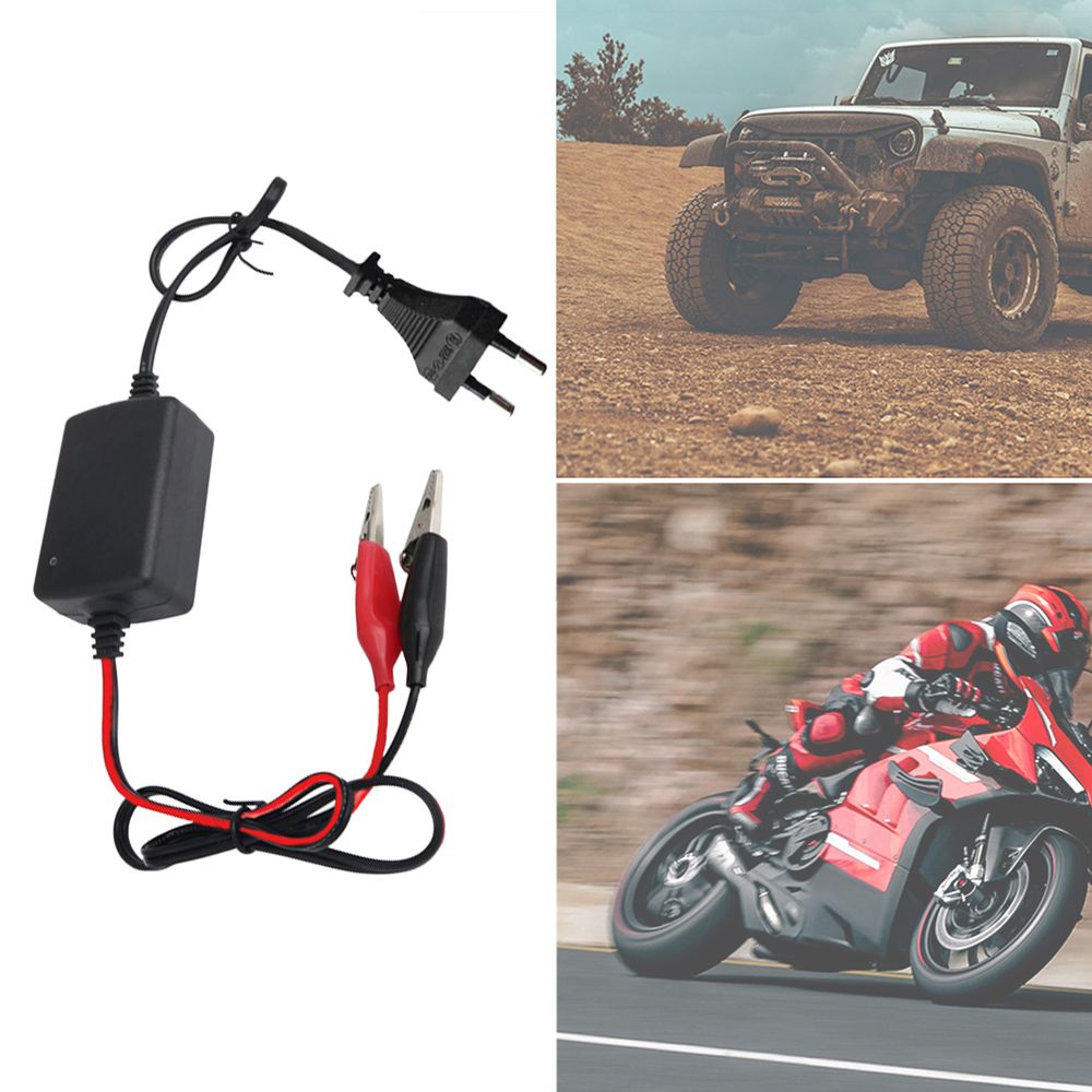 Autobatterie Ladegerät Bleiakku 12V Blei-Gel Batterieladegerät Batterie Akku Auto Batterielader Erhaltungsladung 1,5 A Erhaltungsladegerät Retoo