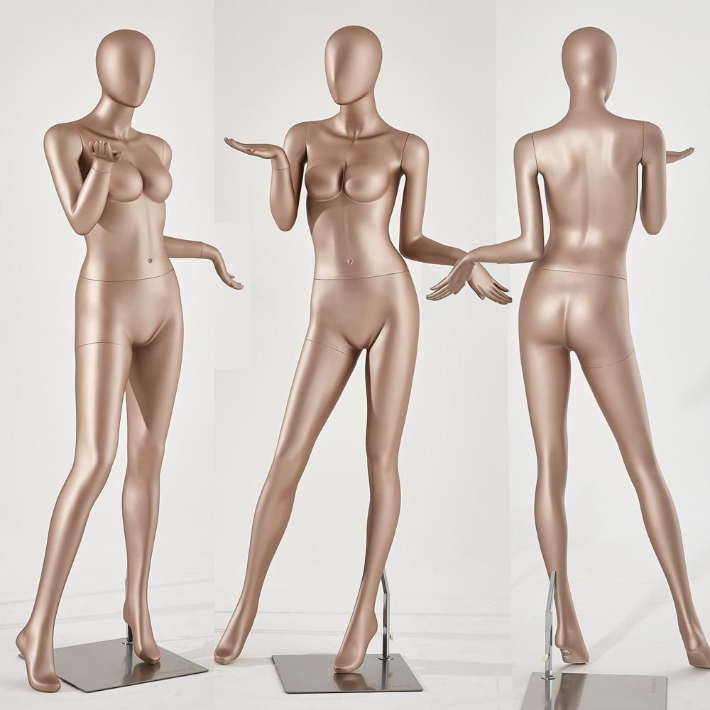 Eurotondisplay Schaufensterpuppen mit hochweritige Platte aus Edelstall