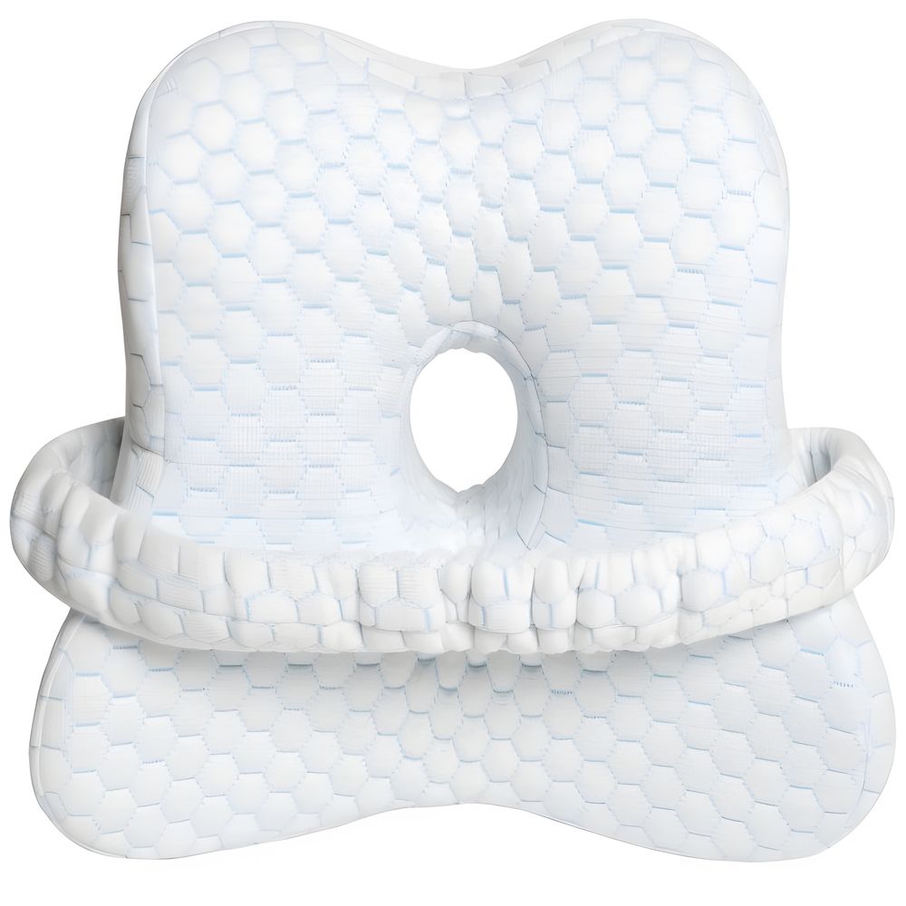 Orthopädisches Kniekissen für Seitenschläfer, Memory-Schaum, ergonomisch, atmungsaktiv, Besseren Schlaf und Druckentlastung bei Knie und Rücken Retoo