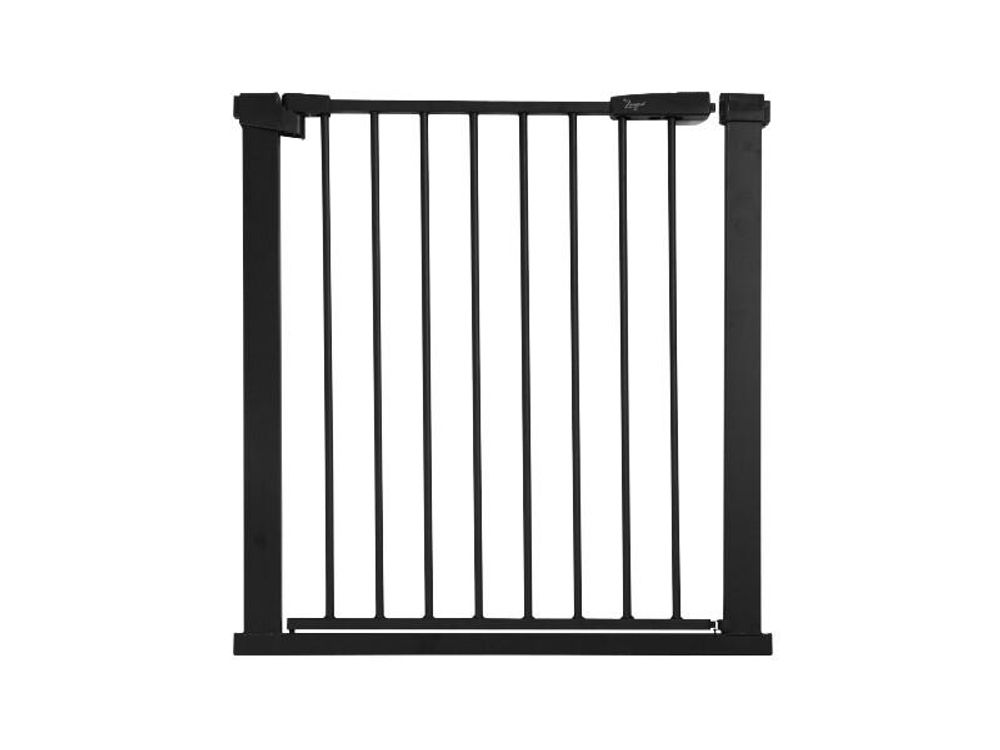Zayno® Türschutzgitter Breite 76 bis 83 cm in Weiß inkl. Türrahmenschonern | Kindersicherung und Haustierschutz selbstschließend