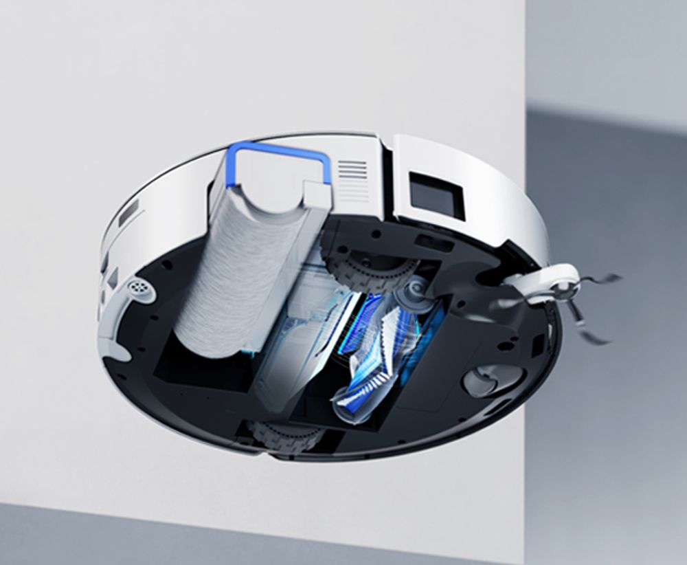 ECOVACS Saug- und Wischroboter DEEBOT X8 OMNI mit 2pcs Original-Reinigungsflüssigkeit, 18.000 Pa Staubsauger Roboter, Saugroboter mit Wischfunktion
