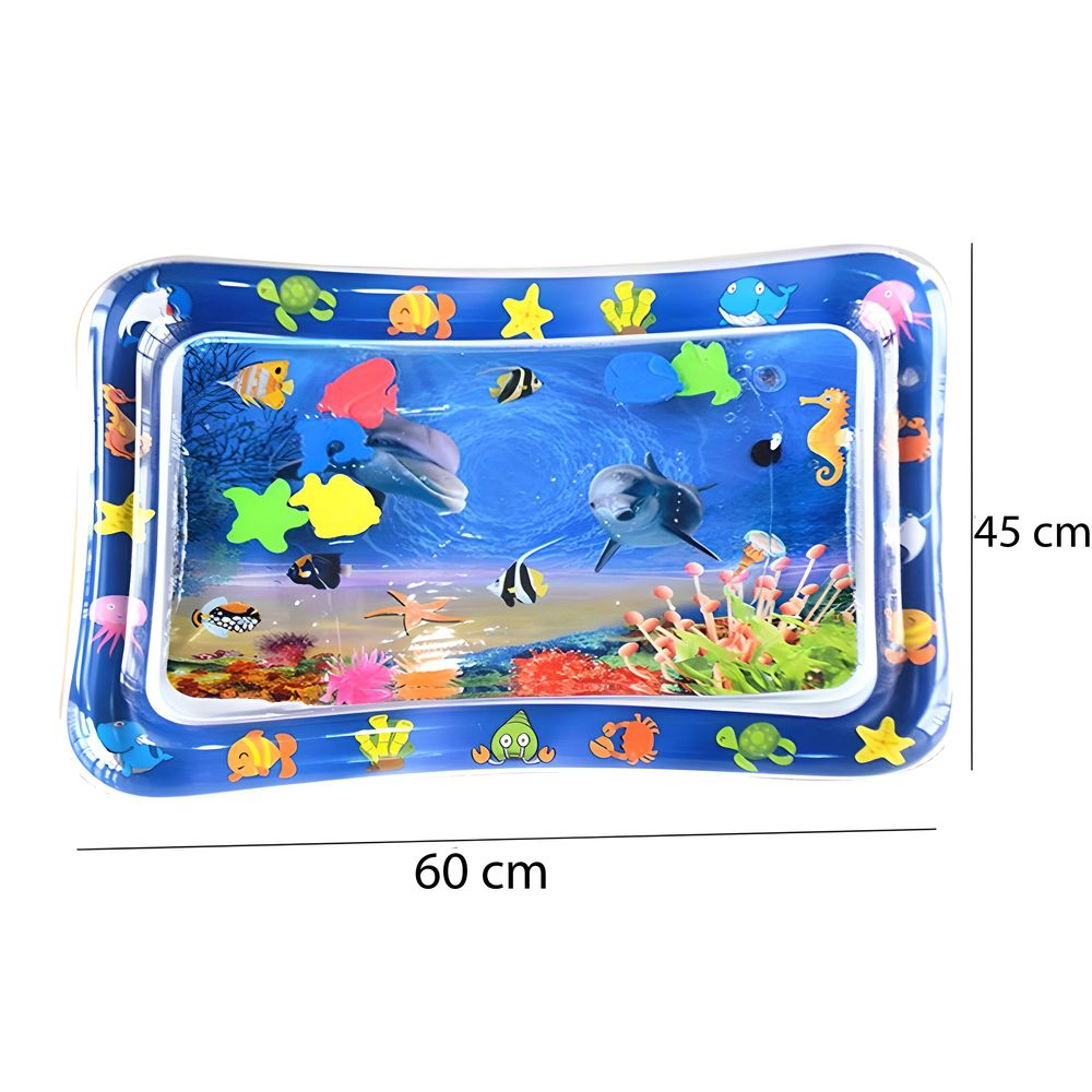 Baby Wassermatte BPA Frei Aufblasbare Wasserspielmatte XXL Sensorisches Spielzeug Kleinkinder Wasserspiel Bodenmatte Wachstum Aktivität Bauchzeit Reto