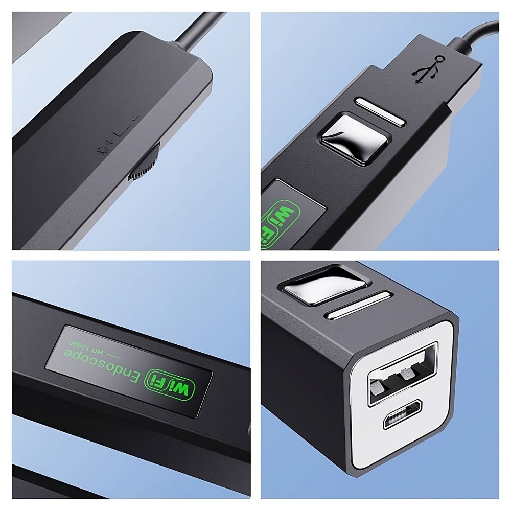 Endoskopkamera Profi WiFi WLAN Endoskop mit LED Licht Inspektionskamera Endoscope Kamera mit Wasserdicht IP67 Objektiv Retoo
