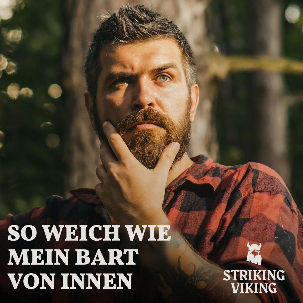 Striking Viking Bartöl für Männer, leichte Bartpflege mit Jojoba-, Argan- und Süßmandelöl, 59 ml, Duft Citrus