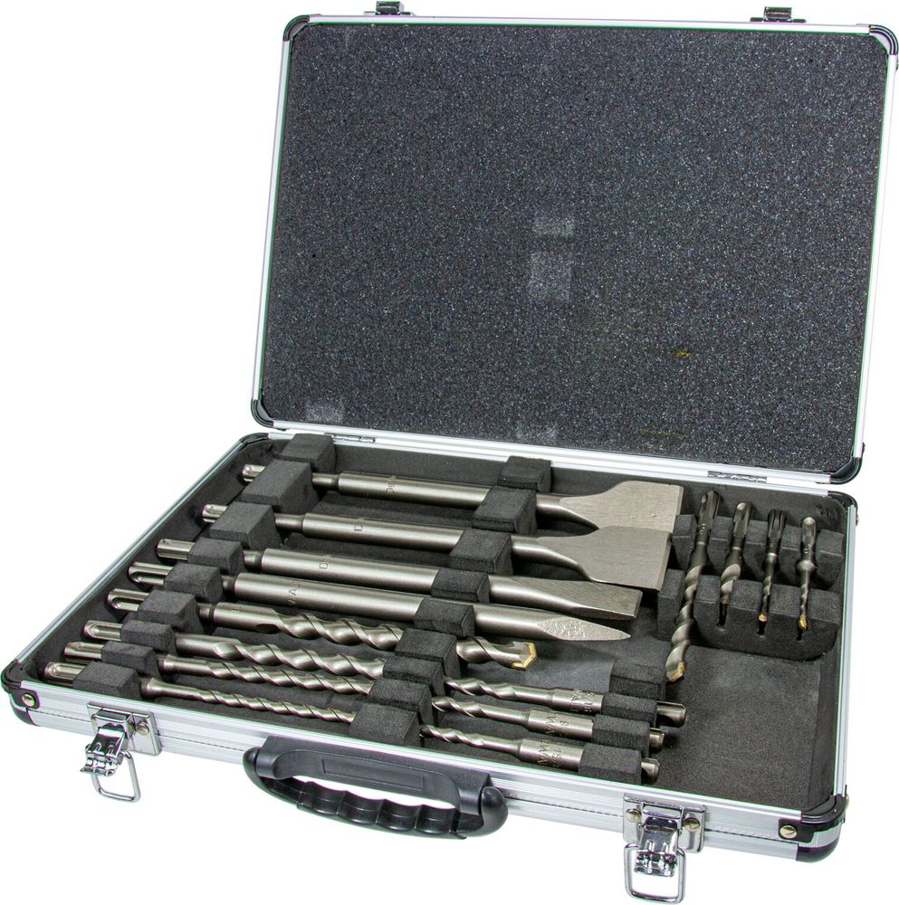 Bohrer-Meißel-Set SDS+ DT9679, 15-teilig, Meißel- & Bohrer-Satz (im Koffer)