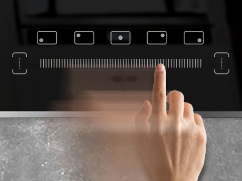 TouchSelect-Steuerung des autarken Induktionskochfeldes IH87705AL