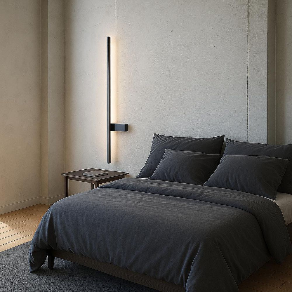 MasterLED LED Wandleuchte LIRA 120cm 18W 4000K Neutralweiß schwarz für Innenräume