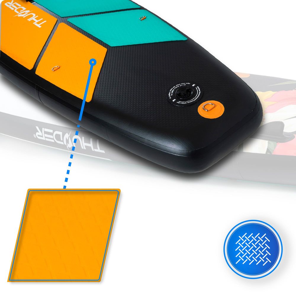Thunder Nox 320 Stand Up Paddle Board 320 x 75 x 15 cm Orange Weiß 150 kg