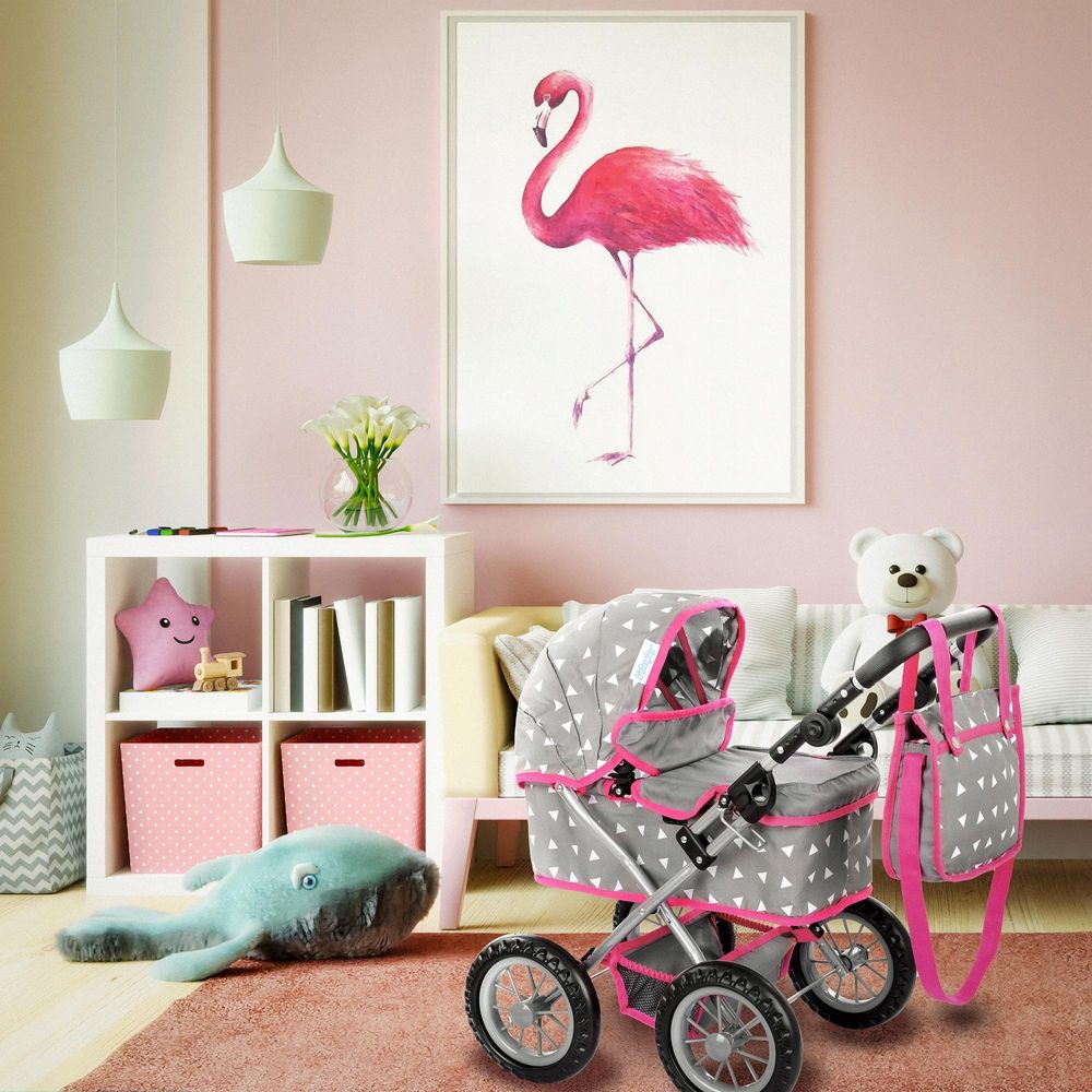 Verstellbarer Griff des Puppenwagens