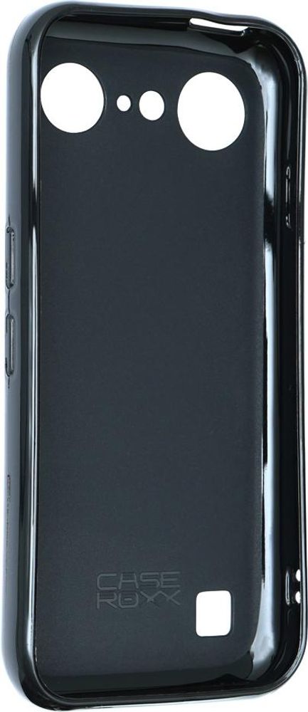 caseroxx Schutz-Hülle TPU-Hülle kompatibel mit Doro Aurora A10 / A11, Gummi Handy Tasche schwarz – Detailansicht