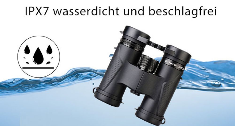 Svbony SV47 Fernglas, 10x42 Fernglas für die Vogelbeobachtung bei Erwachsenen, HD FMC Optik Bak4 Prisma Wasserdichtes, Nebelsicheres Fernglas für die Jagd auf Wildtiere Stargazing