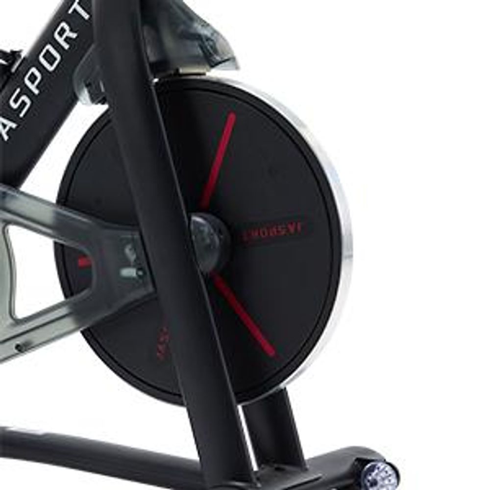 JASPORT S3 cyclette e bici da  per casa, silenziosa, resistenza magnetica, volano da 7,5 kg, Bluetooth, Kinomap e Zwift – nera