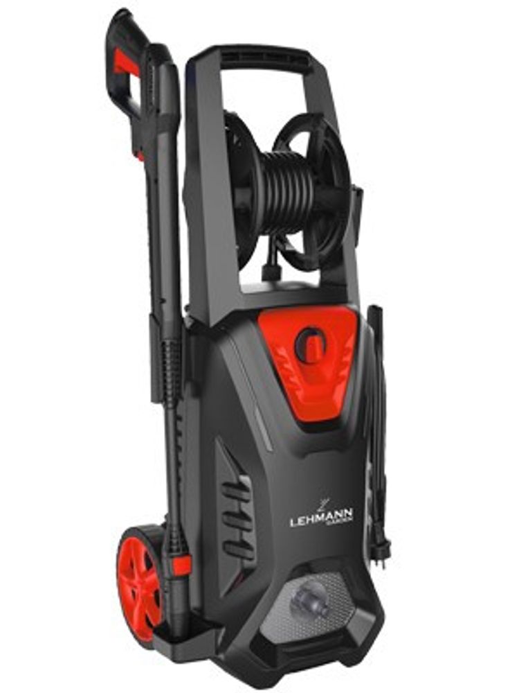 Hochdruckreiniger Lehmann Missouri mit Wasserpumpe, 160 bar, 2200 W, 480 l/h, inkl. 10m Schlauch, Schaumflasche und zwei Düsen