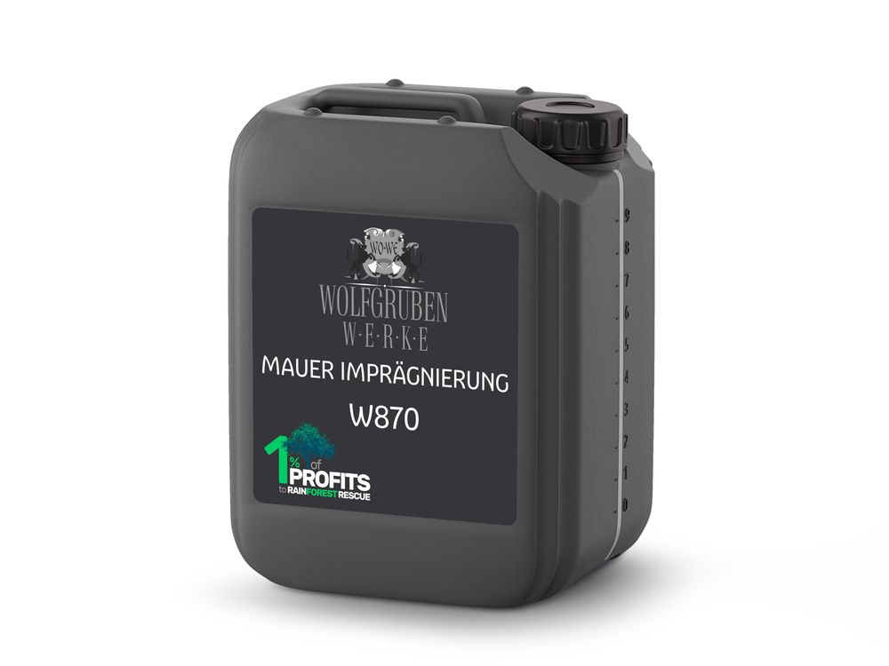 Mauer Fassaden Imprägnierung Fassadenschutz Mauerschutz Abdichtung W870 - 5L