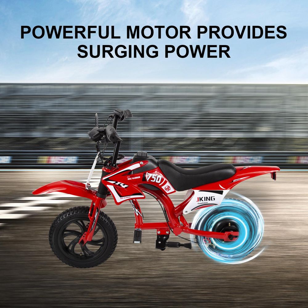 C6 Elektro-Kinder-Motorrad,250W,25.2V 2.6Ah,Multifunktionsdisplay,10.7 kg Netto,LED-Frontlicht