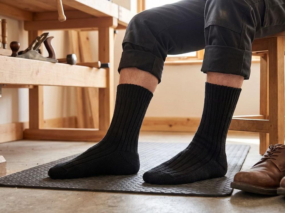 Baumwollsocken für Werkstatt, Garten und Alltag