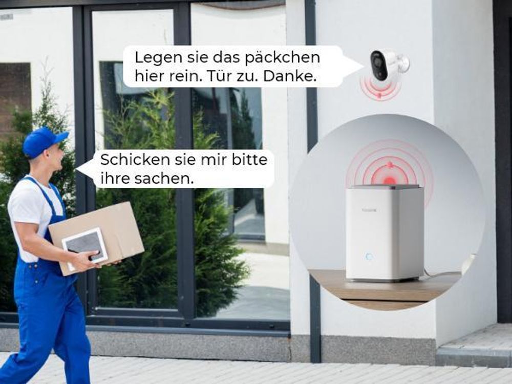 Reolink Argus 3 Ultra+Solarpanel x2 mit Home Hub, 4K 8MP Akku Überwachungskamera Set Aussen, Nachtsicht, 2.4/5GHz, Zentrale Verwaltung & Speicherung