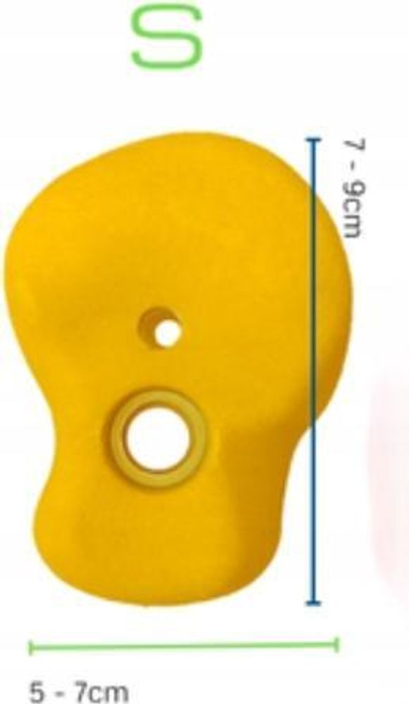 BelloGriardino | Klettersteine für Kinder - 5 Stück - S - Bunt - Fördert Koordination und Kraft