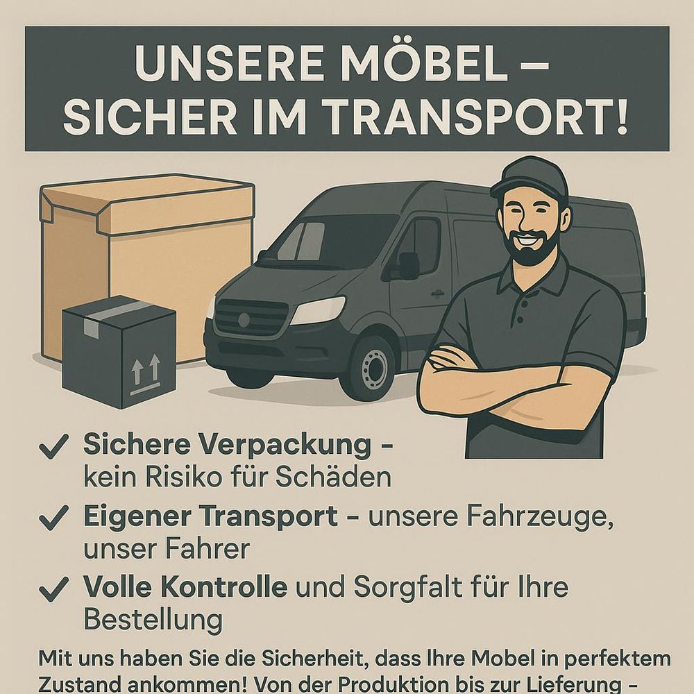 Schwebetürenschrank 200 cm, 3-türig, mit Spiegel & 4 Schubladen, Retro-Stil, modern, in Weiß/Schwarz/Sonoma – Kleiderschrank VILUNO 1