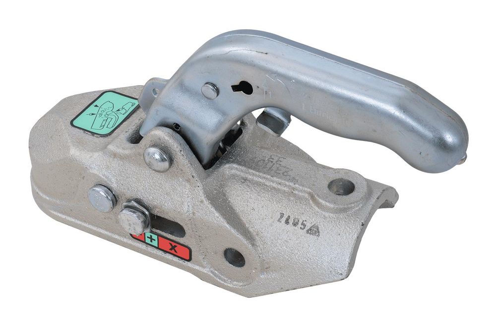 Guľové ťažné zariadenie KNOTT K27-B pre príves s hmotnosťou 2700 kg s ťažnou tyčou s priemerom 45 mm, liatinové