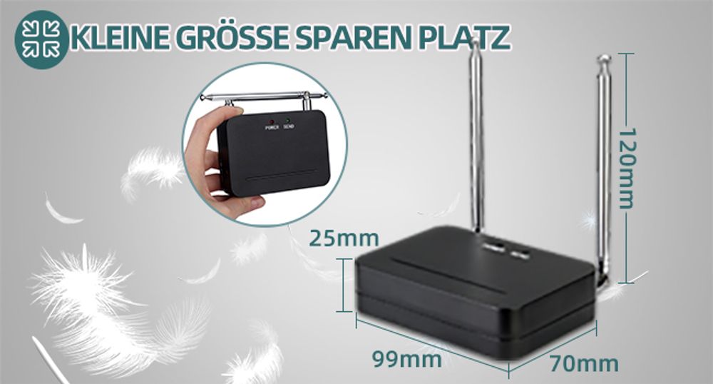Retekess T128-T117 Drahtloses Funkrufsystem, Restaurant Pager, 1 Uhr und 20 Ruftasten für Krankenhäuser Bars Zahnarztpraxis Veterinärgeschäft