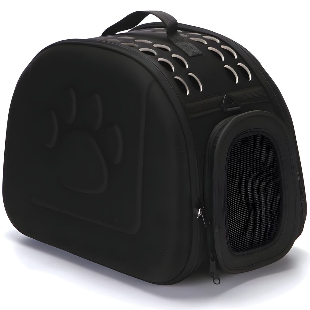 Transportbox Hundebox im Schwarz Hundetransportbox Transporttasche Hunde Katzen Reisebox Katzenbox Transport Hundehaus Transportkäfig Hundekäfig Retoo