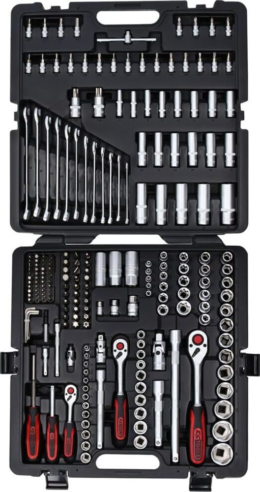 KS Tools 1/4 +3/8 +1/2 Steckschlüssel 216tlg 917.0216
