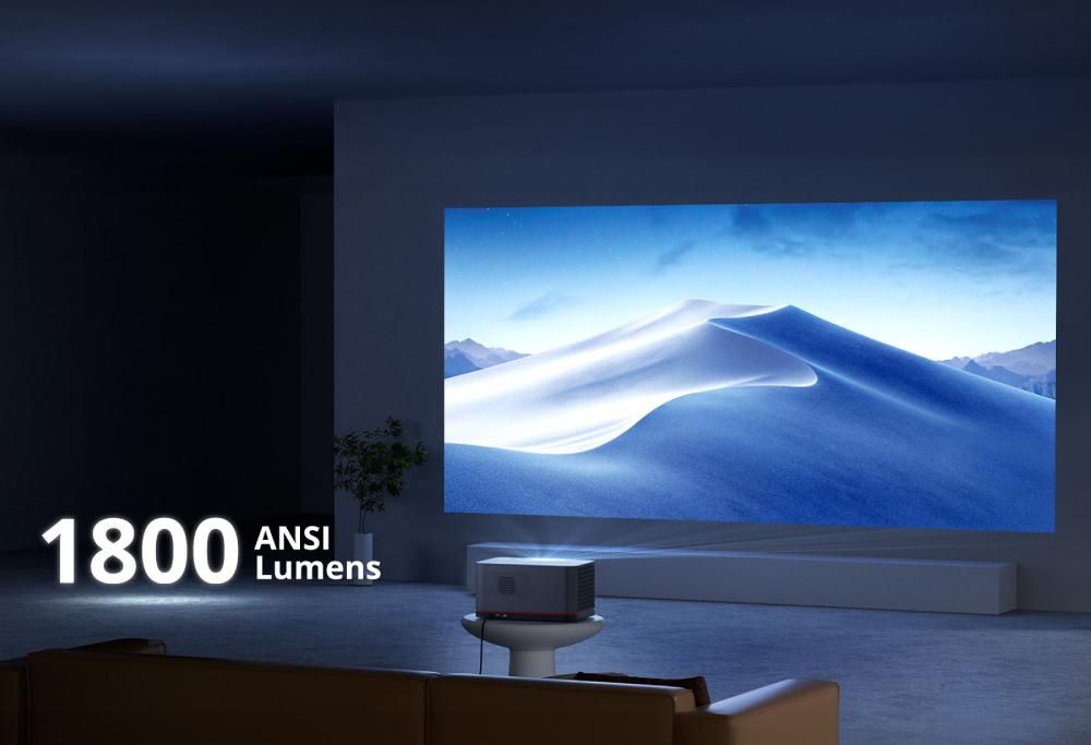 ETOE Whale Pro Beamer: Android TV 14, 1800 ANSI, 1080P, Auto-Fokus, 2.4/5G WiFi, Dolby​