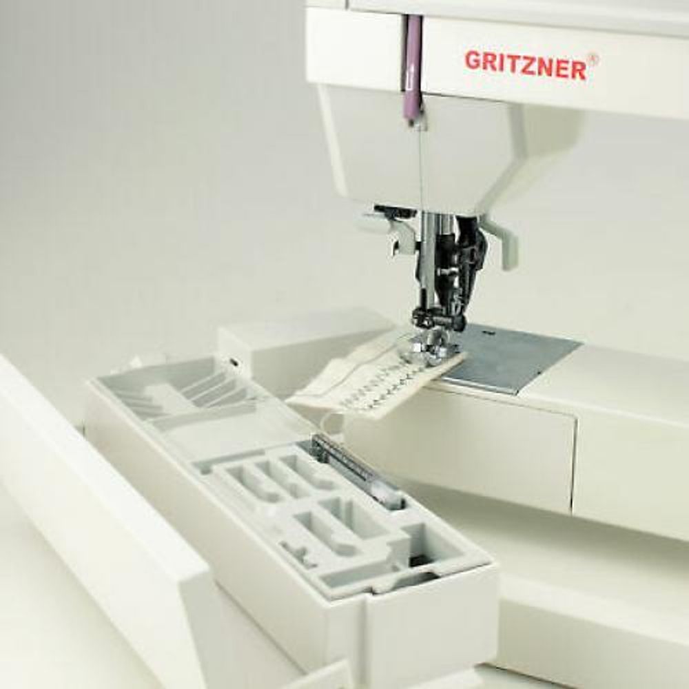 Gritzner Tipmatic Nähmaschine 1037 DFT-Obertransport-System