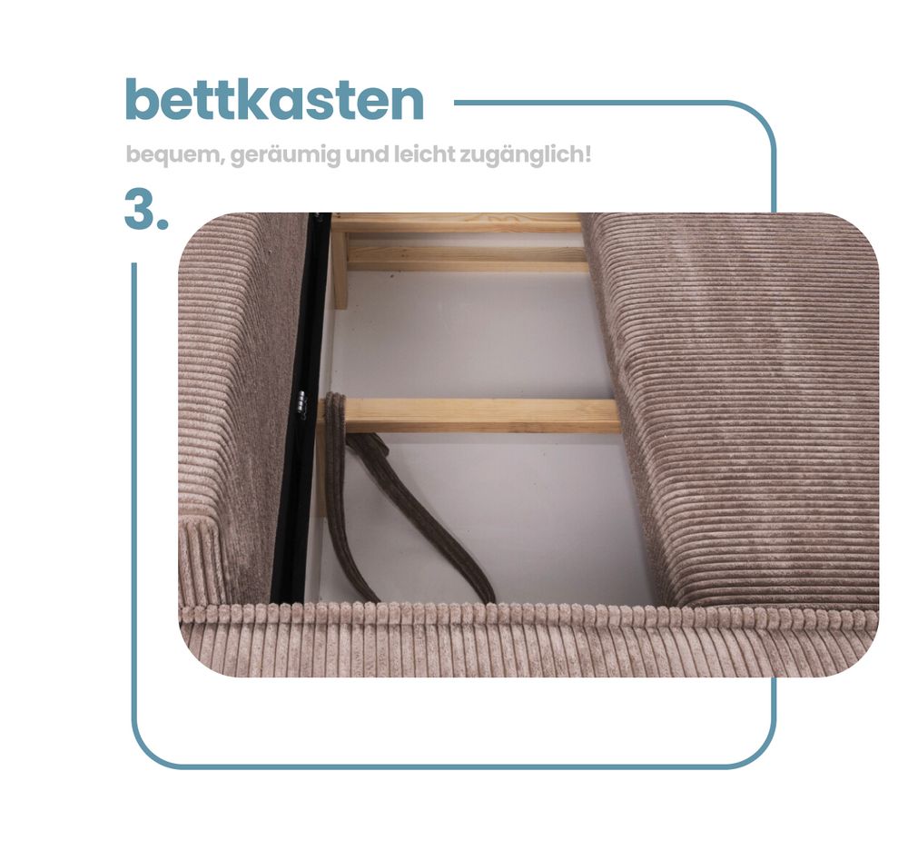 Intenso Ecksofa mit Schlaffunktion Innez, Grun