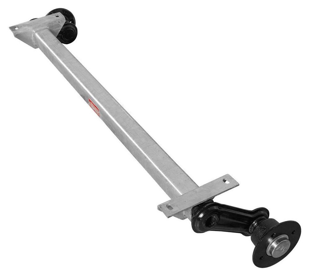 KNOTT ungebremste Achse 750 kg, 1070 mm Auflage, für schmale PKW-Anhänger