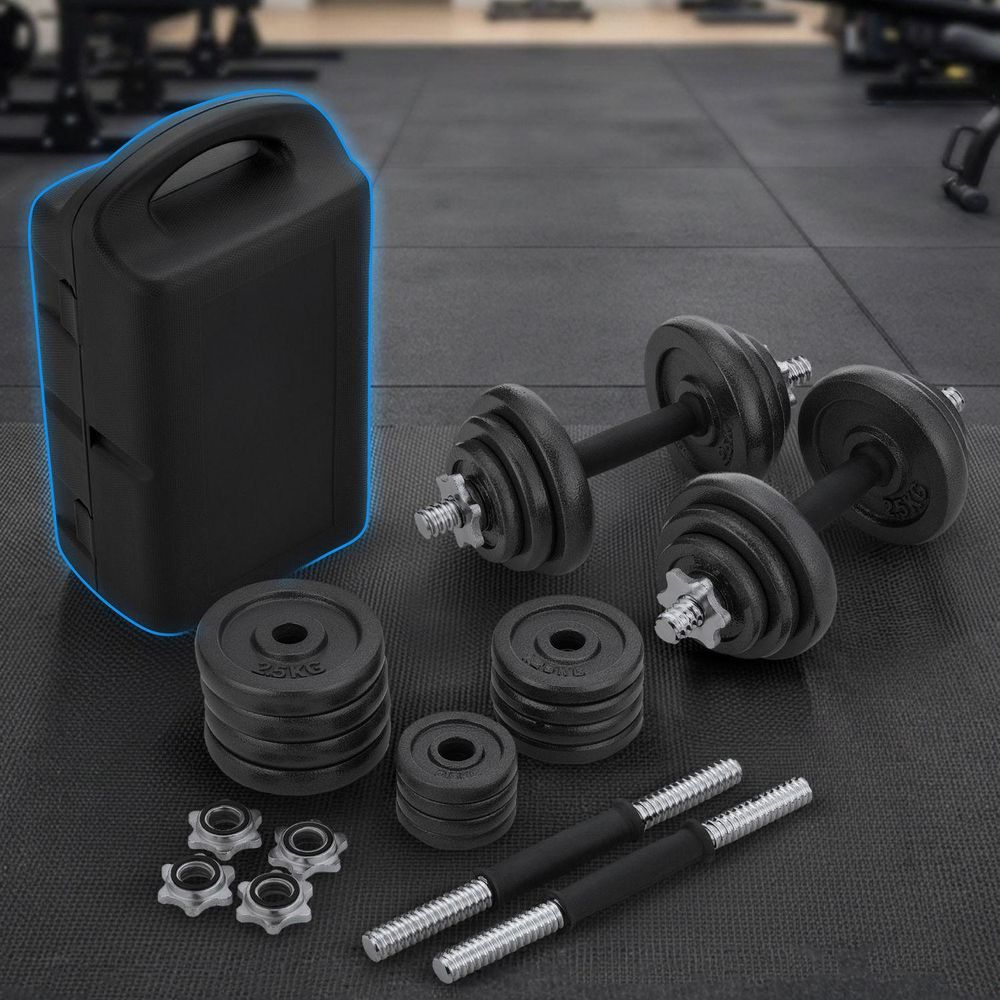 Komplettes 20 kg Hantelset mit Hanteln, Gewichten und Koffer