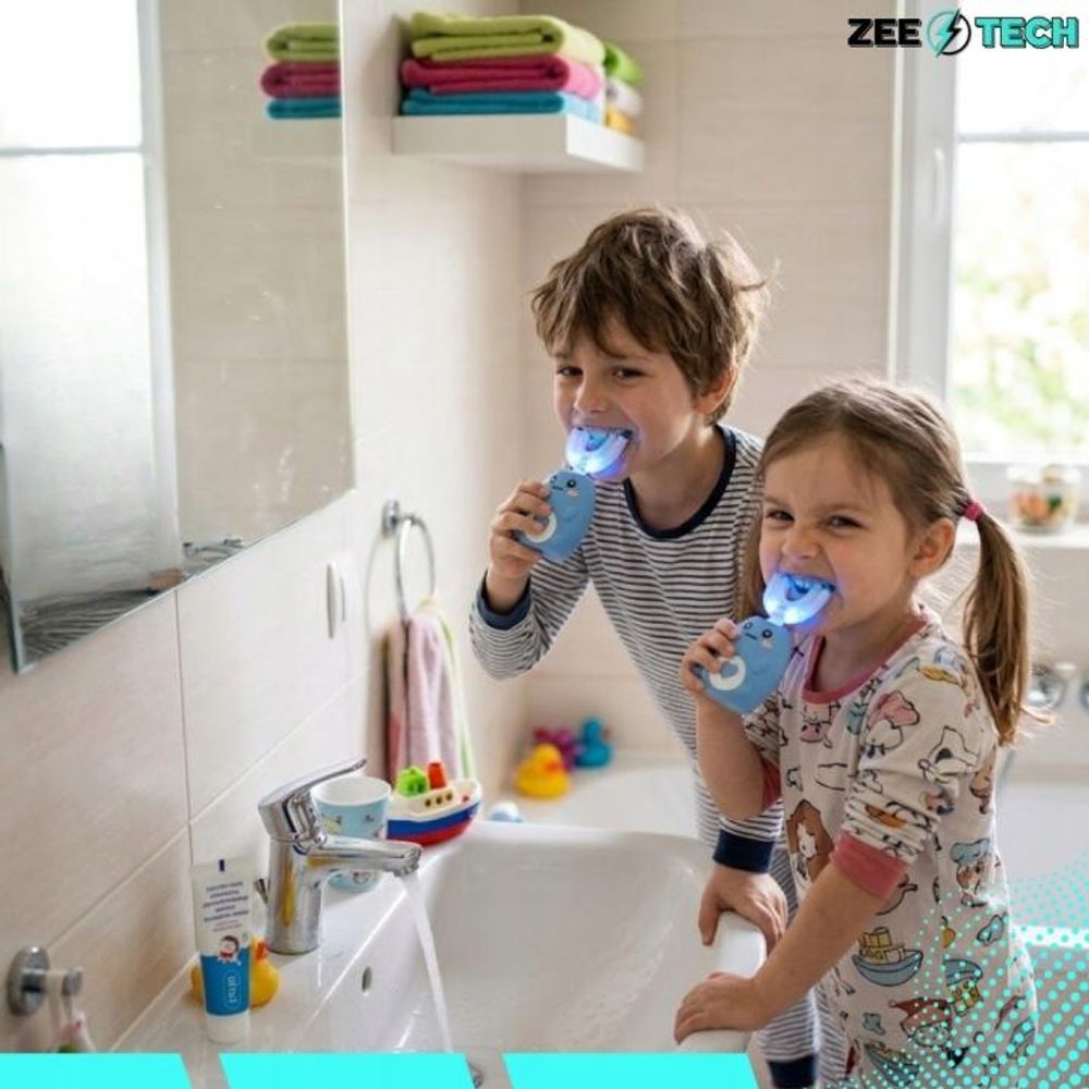 Sonic Zahnbürste für Kinder 360° elektrisch für 2–12 Jahre, 45 Sekunden
