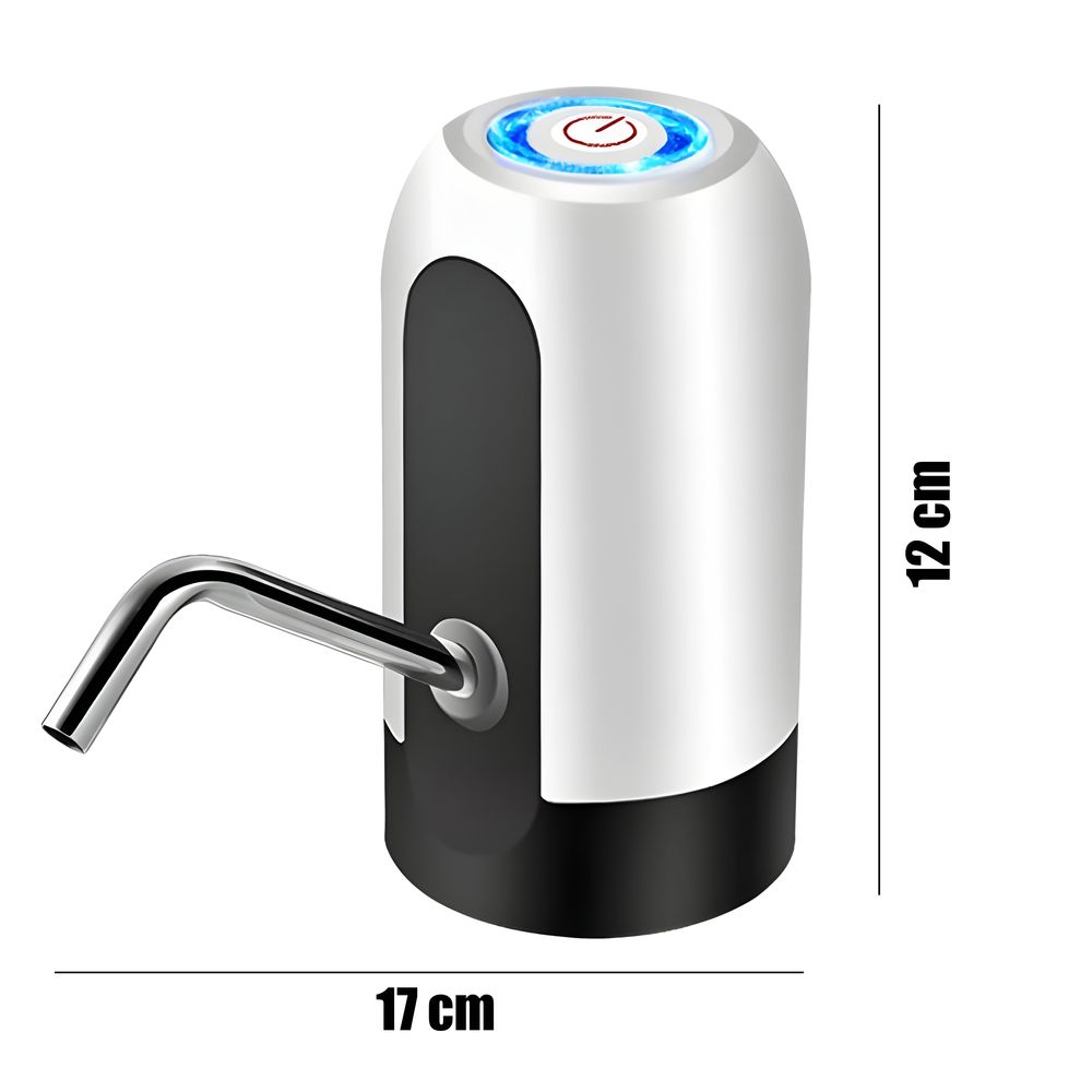Wasserspender Tragbare Trinkwasserpumpe Elektrische USB Wasserpumpe Dispenser Wasser Wasserflasche für PET Flaschen Kanister Camping Kühlschrank Retoo