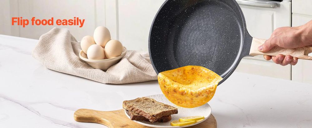 VEVOR Induktions-Kochgeschirr-Set (17-teilig) Induktionskochtöpfe zum Braten, Soßenzubereiten und Kochen in der Wohnmobilküche (Schwarz)