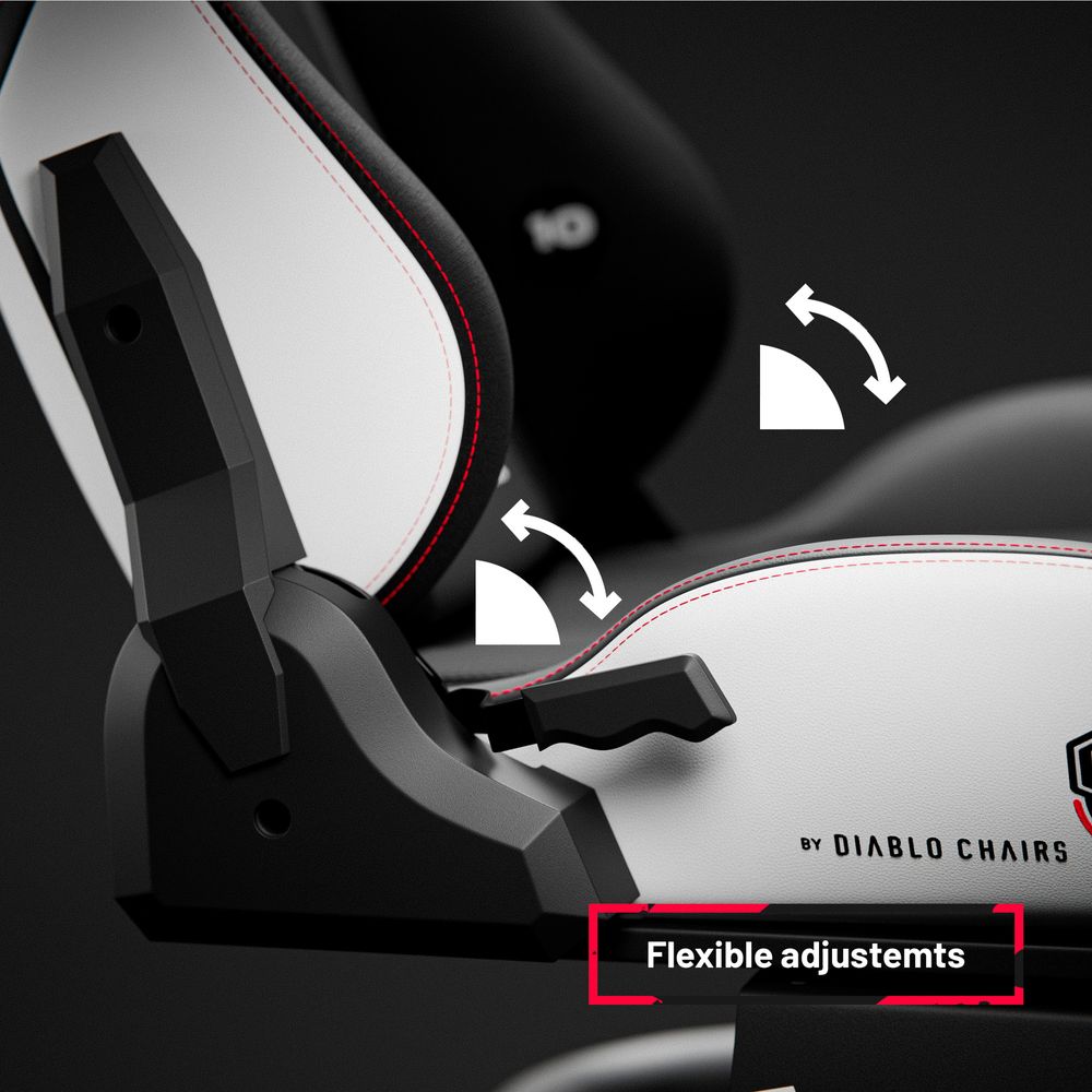 Diablo X-Drive Sim Racing Cocpit Gaming Rennsitz Renncocpit Simracing Schwarz-Weiß