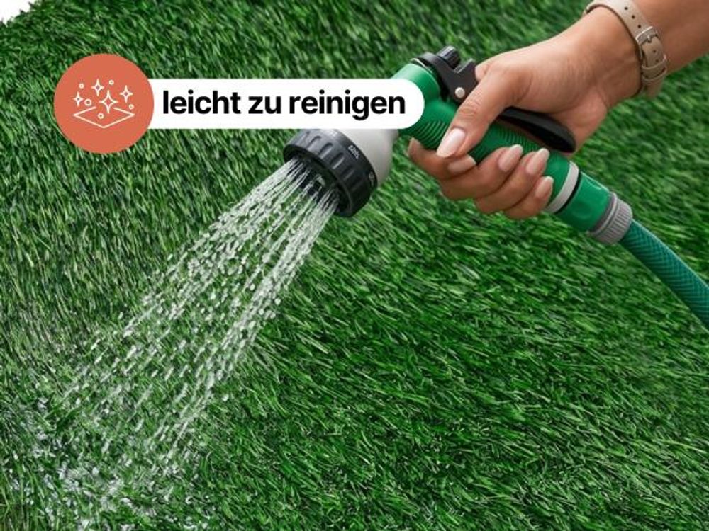 Kunstrasen Verde Tapiso 40 mm UV-beständig Balkon Terrasse Garten 400 x 400