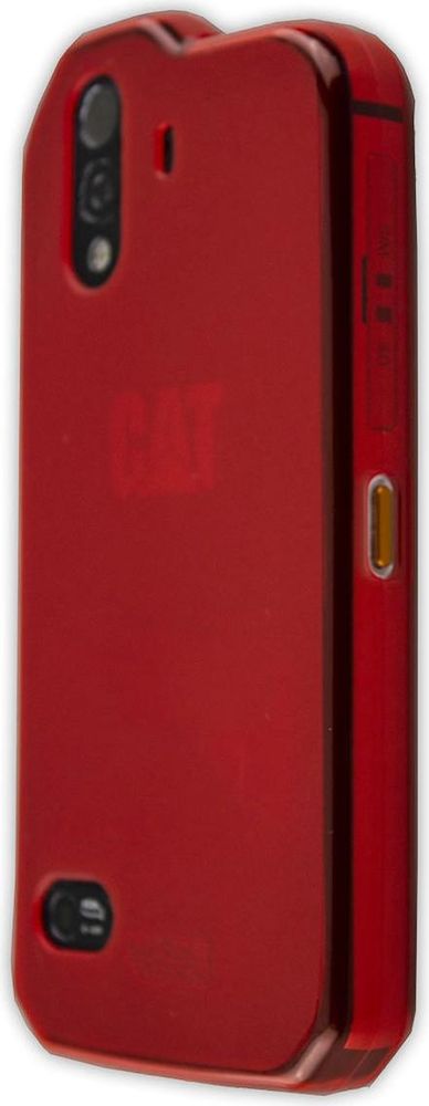 caseroxx Schutz-Hülle TPU-Hülle kompatibel mit Cat S61, Gummi Handy Tasche rot – Detailansicht