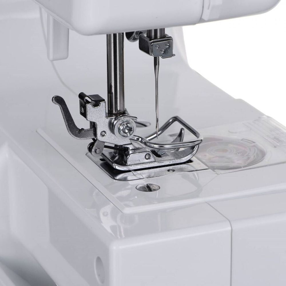 SINGER M1005, Weiß, Halbautomatische Nähmaschine, Nähen, Leiter, Drehregler, 4 mm, Elektro
