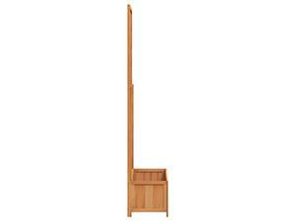 vidaXL Pflanzkübel mit Spalier Braun Massivholz Tanne