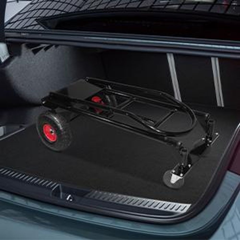 TEENO 2 in 1 Sackkarre und Transportkarre, Plattformwagen, Sackkarre, Klappbarer Transportwagen, Paketwagen, Klappbar mit Tragkraft 350 kg