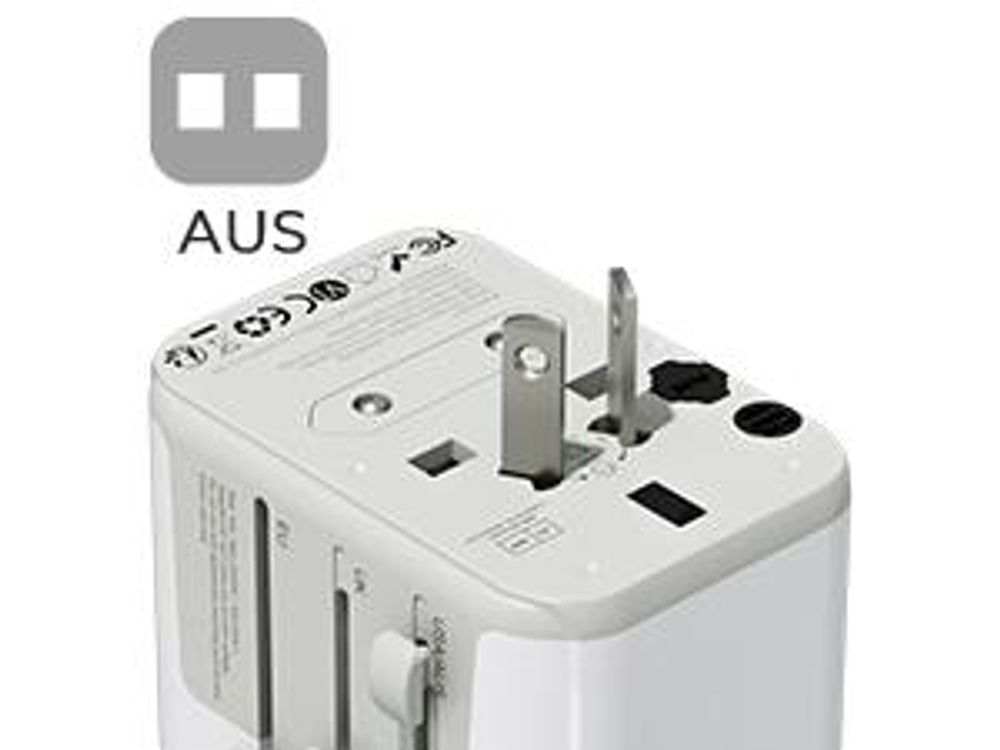 TESSAN Reiseadapter Weltweit mit 2 USB A 3 USB C Internationaler Steckdosenadapter