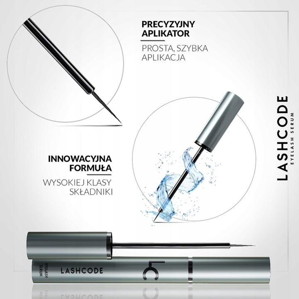 Lashcode Eyelash Serum odżywka do rzęs, 5ml