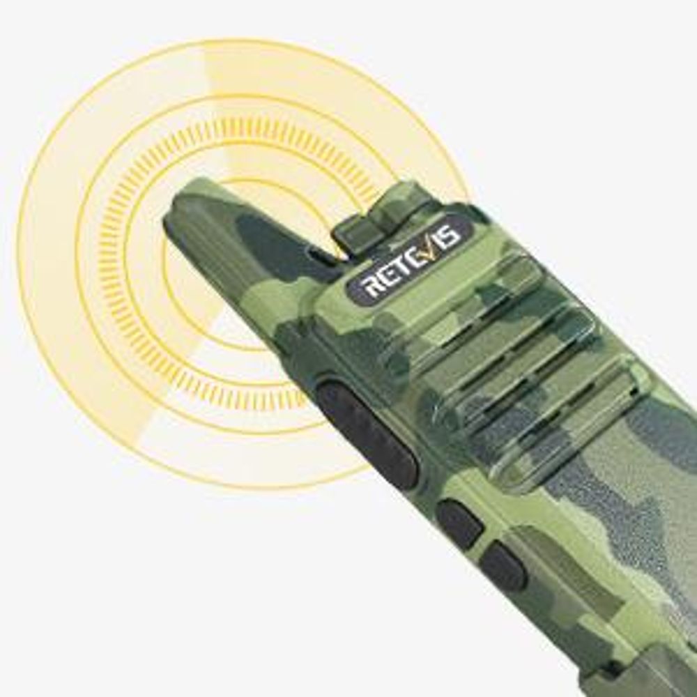 Retevis RT622 Walkie Talkie für Erwachsene Kinder, wiederaufladbar, tragbar, Mini-Format, VOX, Funkgeräte mit großer Reichweite, für Familie, Camping
