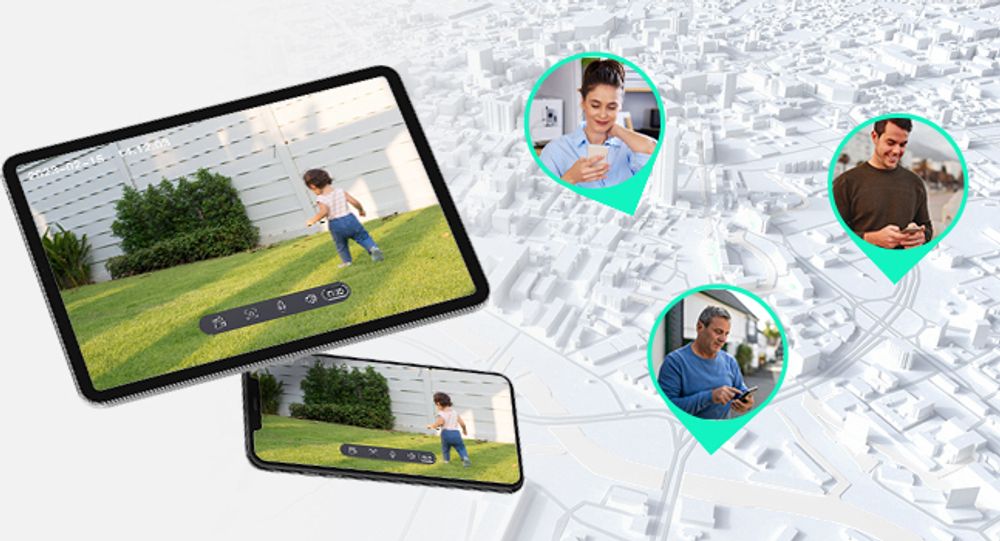 3MP Überwachungskamera Aussen Akku Solar IP Kamera WLAN Outdoor Überwachung mit H.265-Videokomprimierung | 4 Spotlight