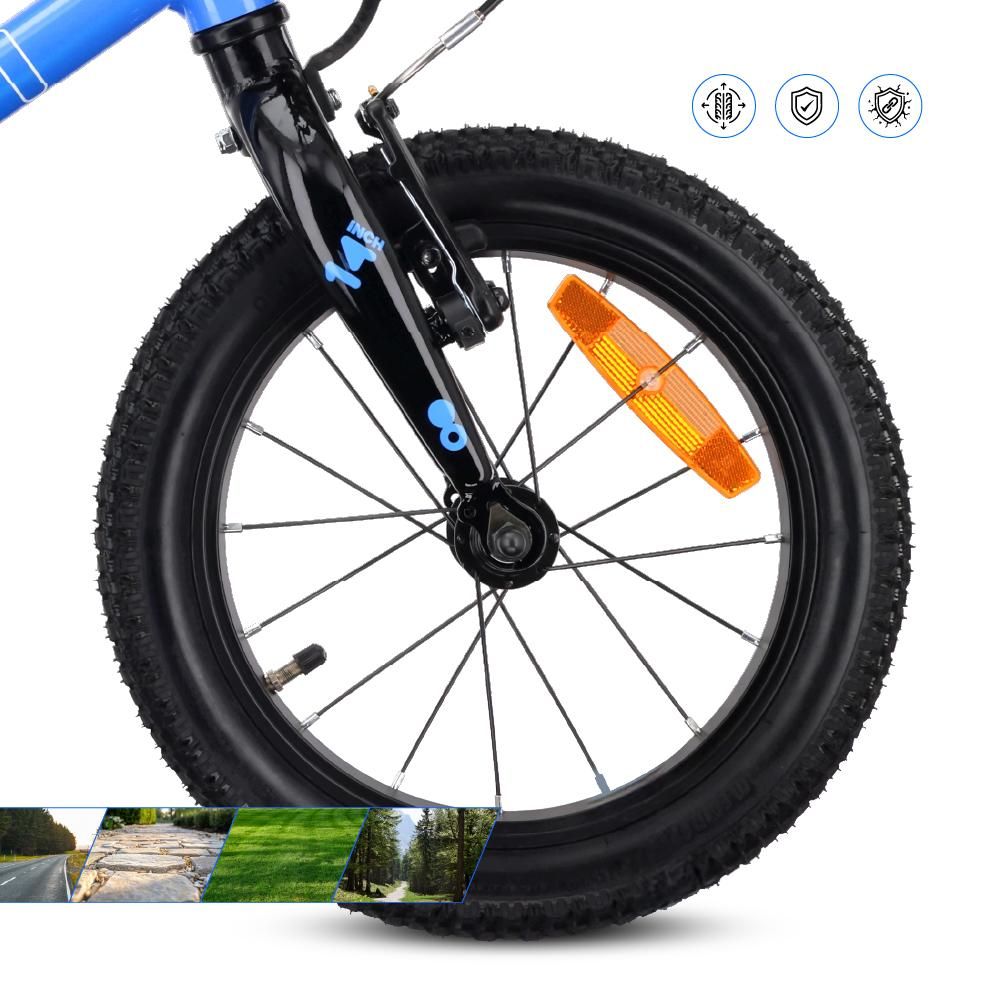 Bicicletta per bambini SUN BABY LOOFI da 14 pollici, modello leggero in alluminio da 6,6 kg per bambini dai 3 anni in su, con rotelle, cestino e campanello, per bambini e bambine