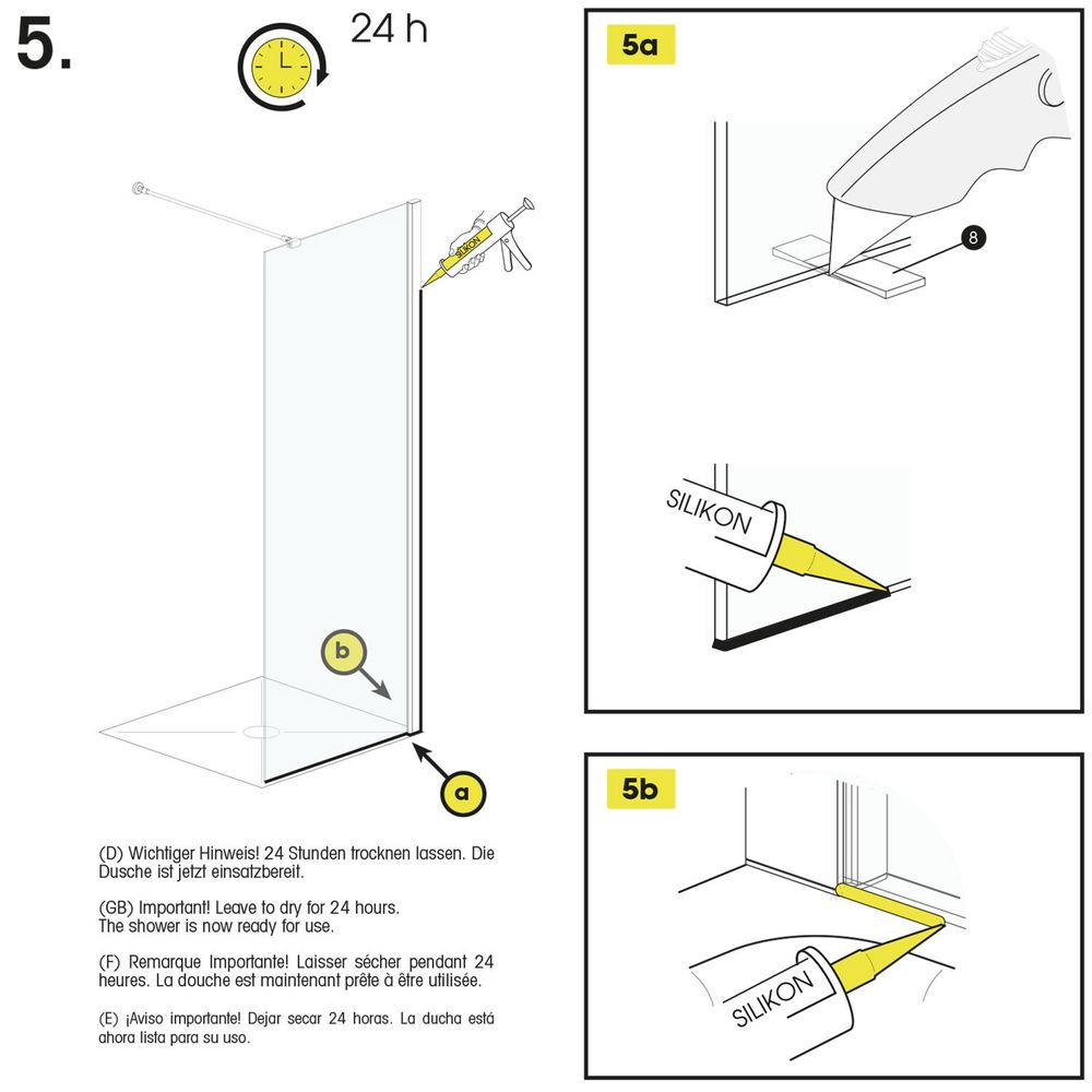Stabilisationsstange & Endprofile montieren