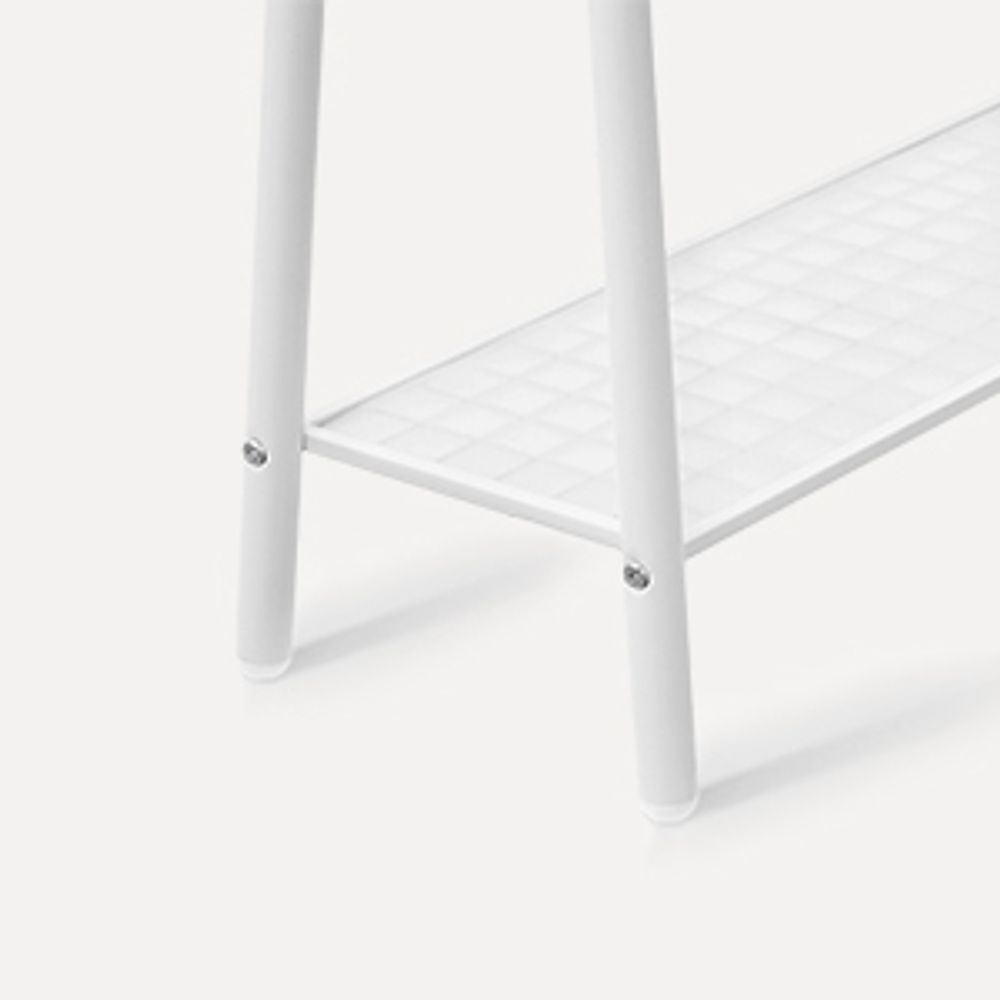 SONGMICS Kleiderständer, Garderobe, Garderobenständer, Kleiderablage, Stahlrahmen, mit Stange und Regal, 33,5 x 92,5 x 153 cm, für Schlafzimmer
